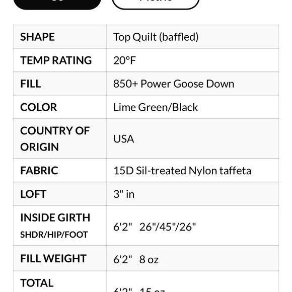 Western Mountaineering SlingLite Hammock Underquilt: 20F Down - Picture 5 of 5